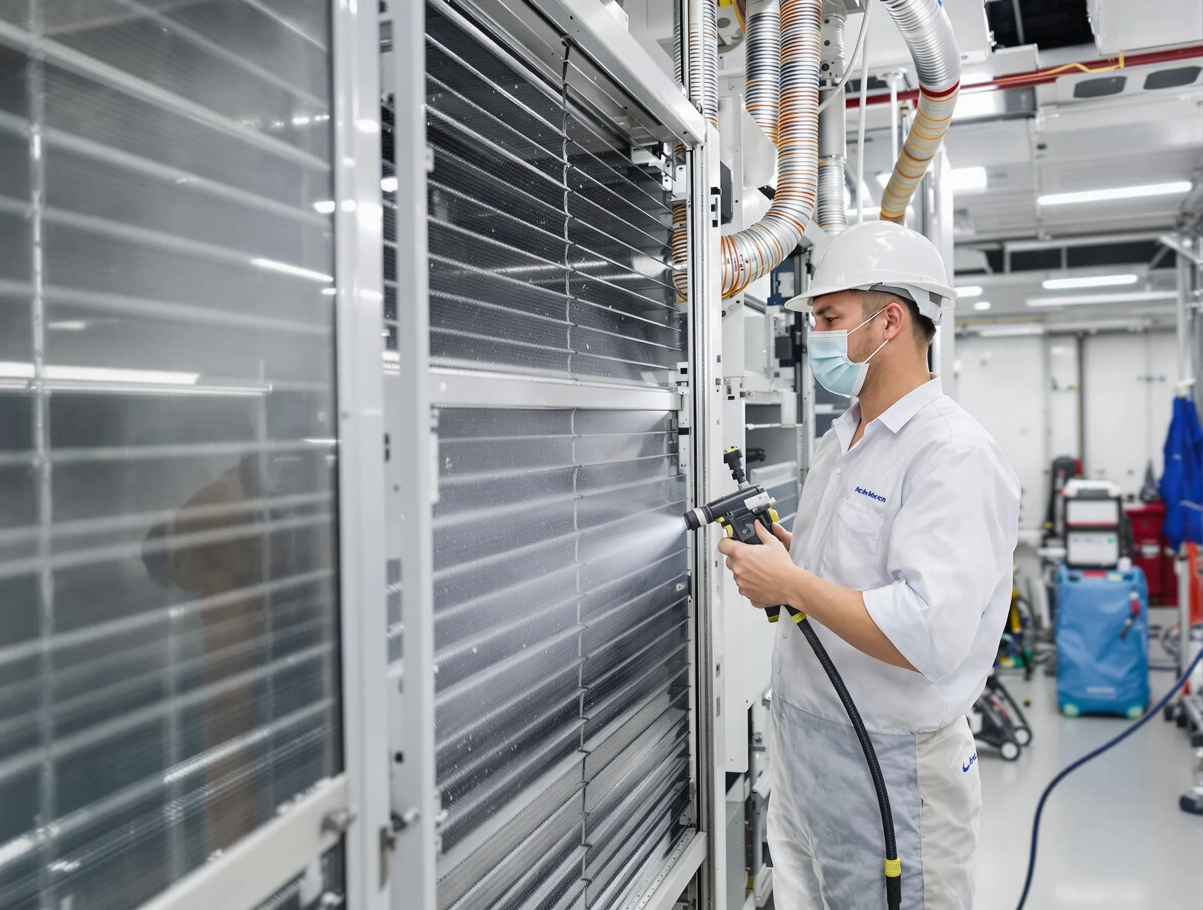 Professional AC coil cleaning by Woodmoor Air Duct Cleaning in Woodmoor