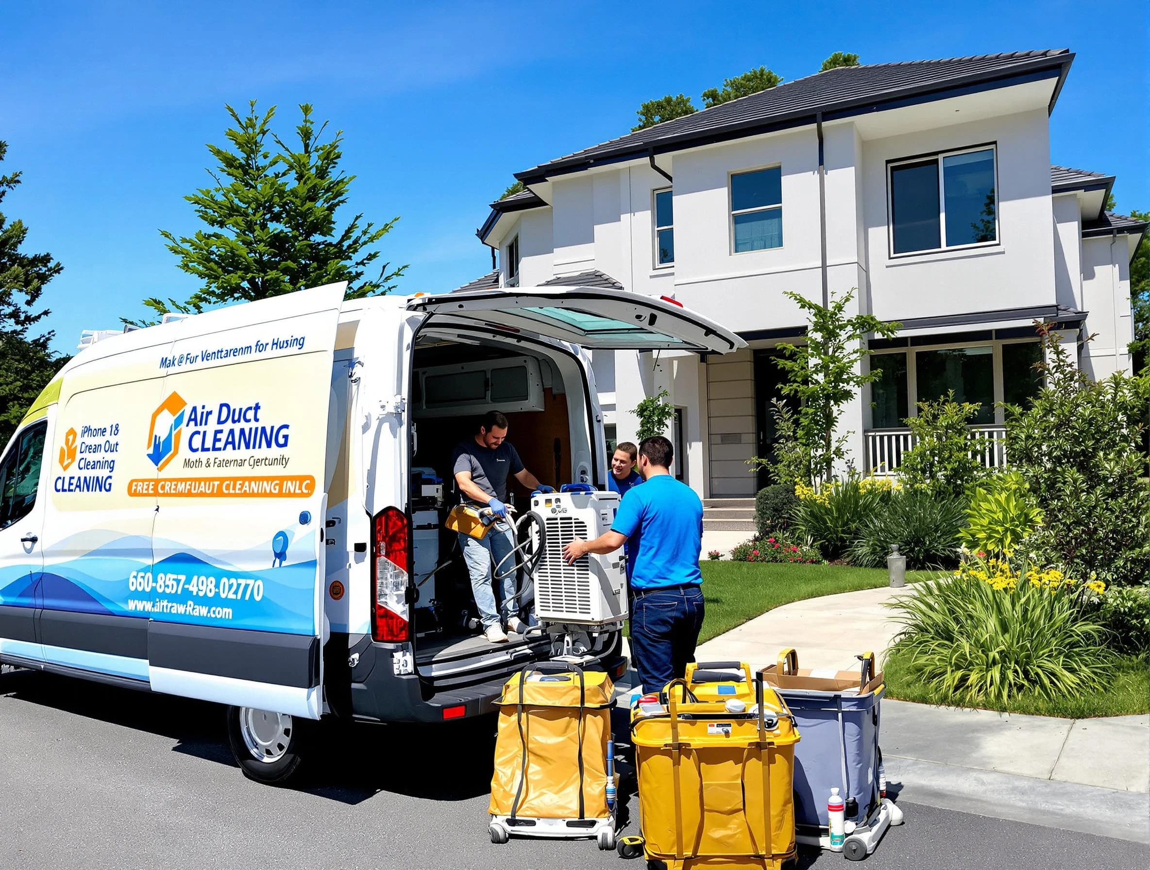 Woodmoor Air Duct Cleaning technician performing professional air duct cleaning in Woodmoor