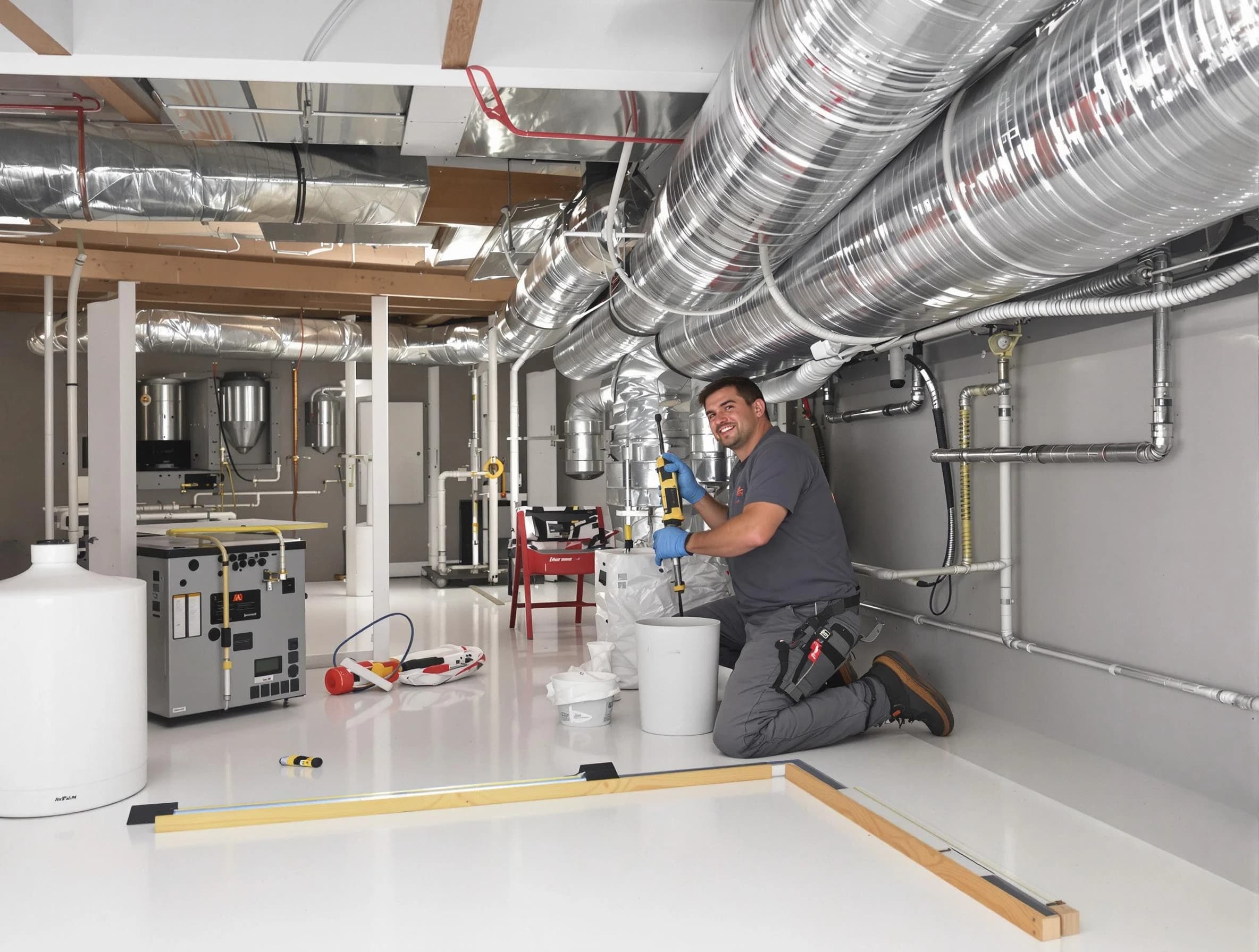 Professional duct sealing service by Woodmoor Air Duct Cleaning in Woodmoor