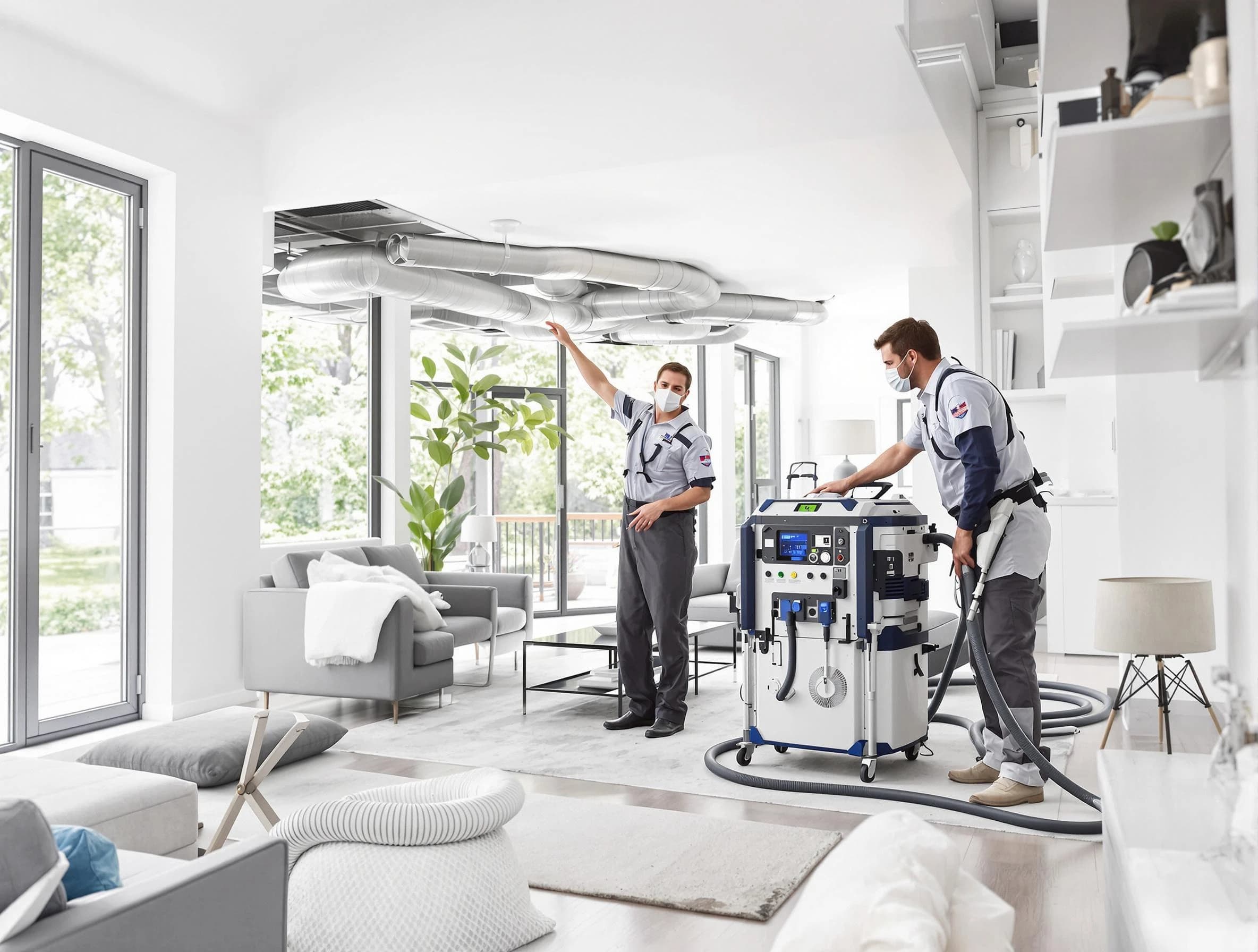 Woodmoor Air Duct Cleaning professional conducting pure air duct cleaning with state-of-the-art equipment in Woodmoor