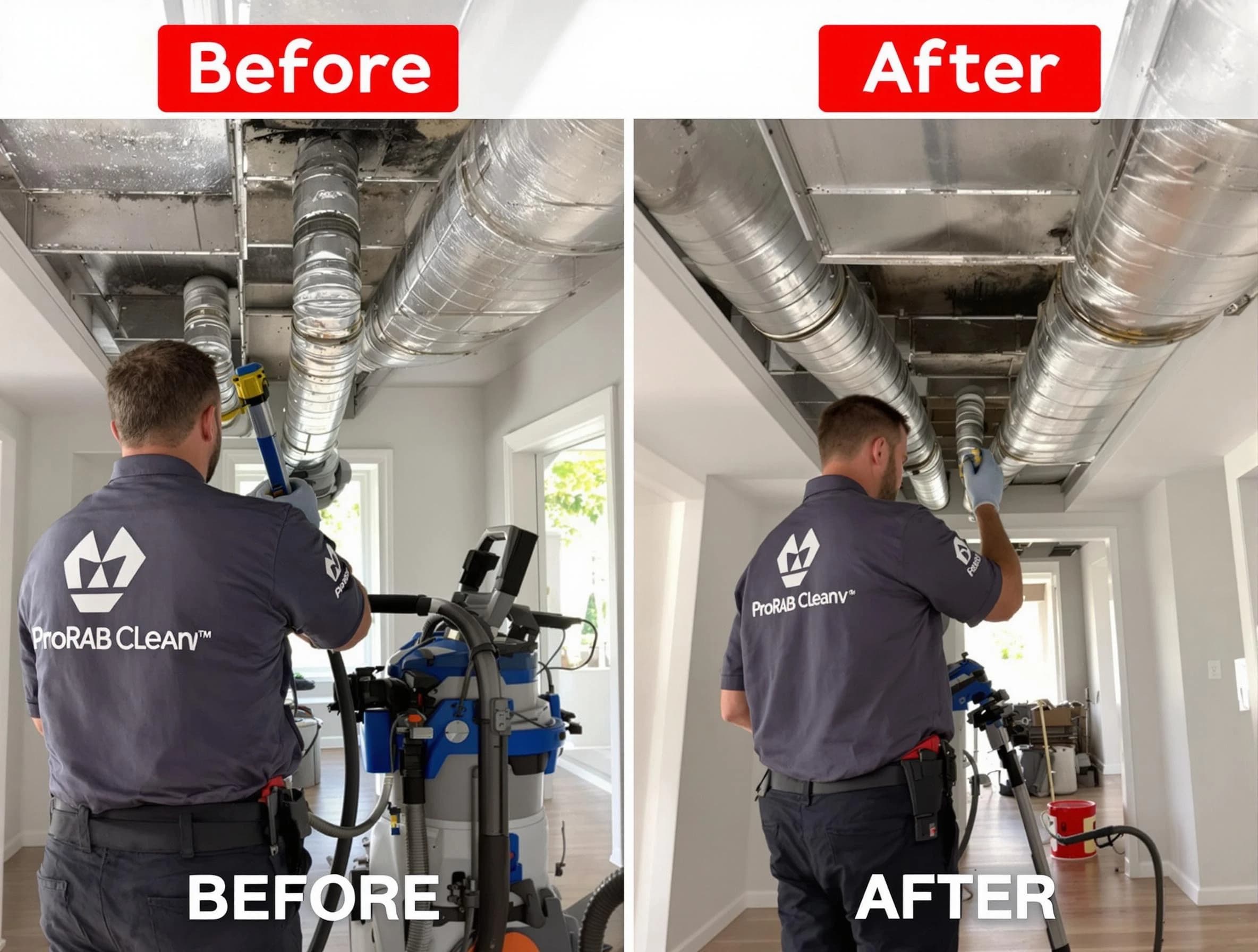 Woodmoor Air Duct Cleaning expert performing thorough residential duct cleaning in a Woodmoor home