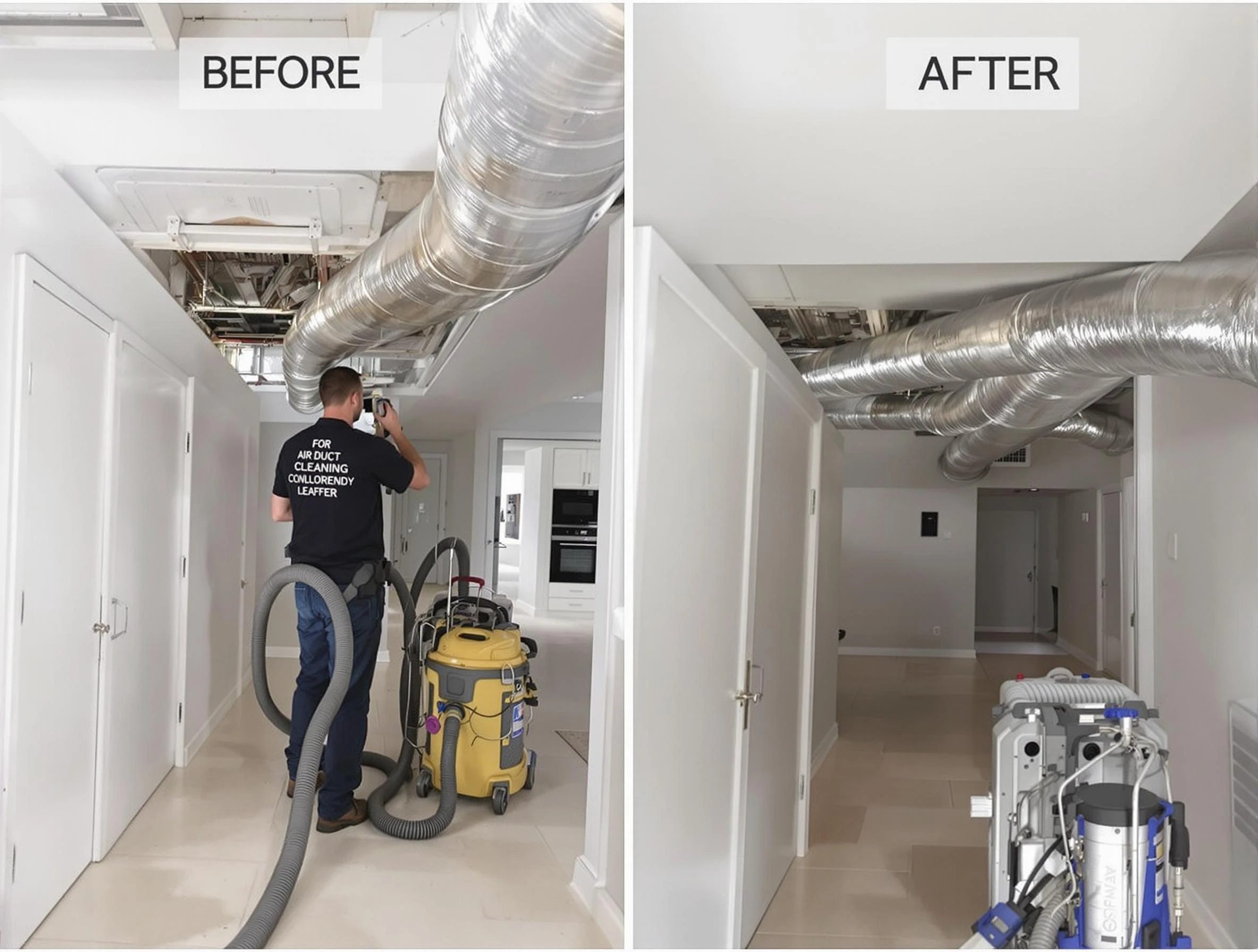 Woodmoor Air Duct Cleaning professional performing thorough air duct cleaning in Woodmoor