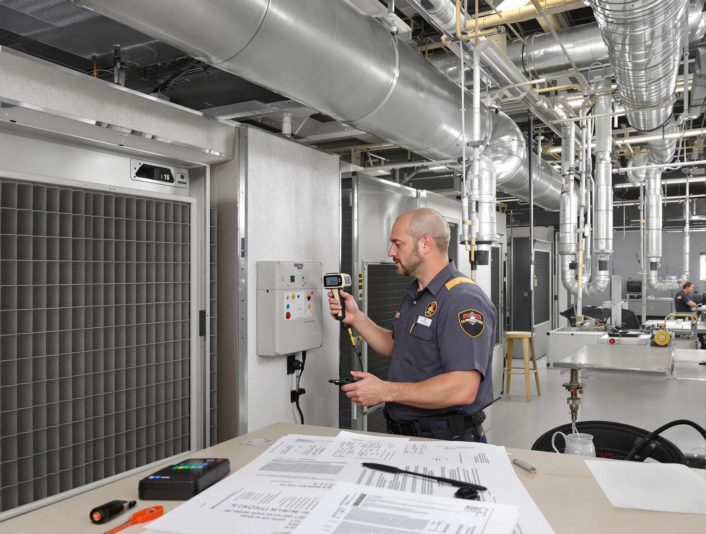 Professional filter system inspection by Woodmoor Air Duct Cleaning in Woodmoor